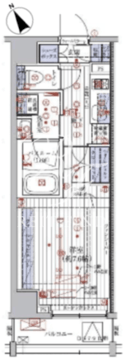 ブライズ東池袋 202 間取り図