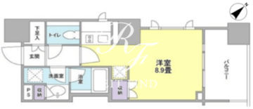 クローバー神田紺屋町 506 間取り図