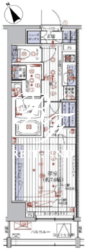 ブライズ東池袋 702 間取り図