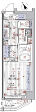 ブライズ東池袋 203 間取り図