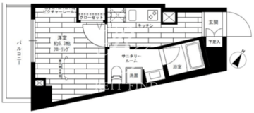 ステージファースト東日本橋 901 間取り図