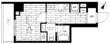ステージファースト東日本橋 1102 間取り図