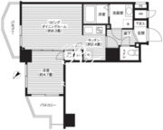 カスタリア初台 1104 間取り図
