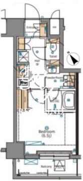 ハイズ浅草 202 間取り図