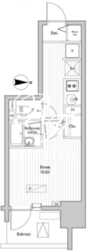 大森海岸レジデンス 306 間取り図