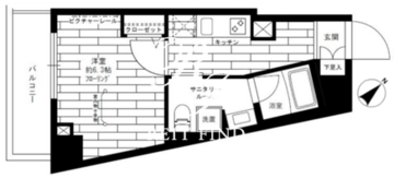 ステージファースト東日本橋 1101 間取り図