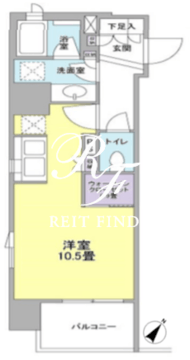 クローバー神田紺屋町 701 間取り図