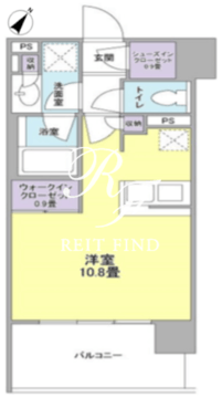 クローバー神田紺屋町 702 間取り図