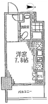 カスタリア門前仲町2 503 間取り図