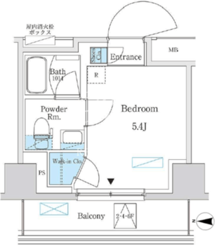 パークアクシス錦糸町スタイルズ 404 間取り図