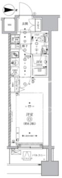 オルタナ亀戸 202 間取り図