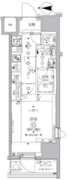 オルタナ亀戸 206 間取り図