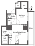 コンフォリア森下リバーサイド 815 間取り図