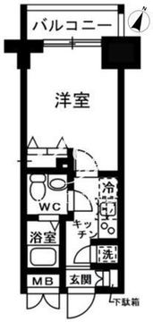 レジディア日本橋人形町2 510 間取り図