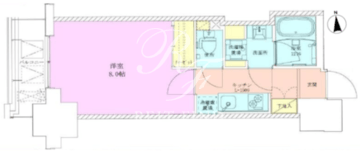 半蔵門レジデンス 406 間取り図