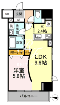 D-room早稲田 305 間取り図