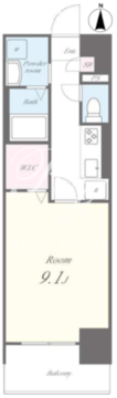 ライツ福助 703 間取り図