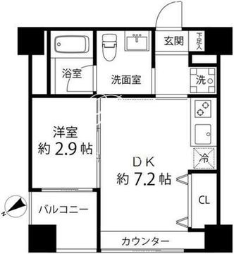ハイリーフ上野 1102 間取り図