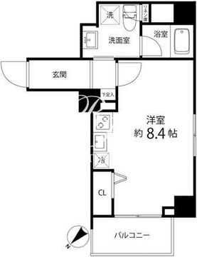 ハイリーフ上野 504 間取り図