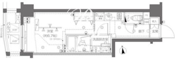 ズーム大塚 604 間取り図