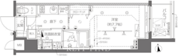 ズーム大塚 309 間取り図