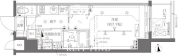 ズーム大塚 409 間取り図