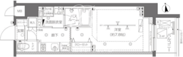 ズーム大塚 211 間取り図