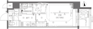 ズーム大塚 310 間取り図