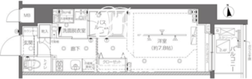 ズーム大塚 410 間取り図