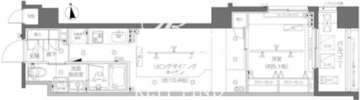 ズーム大塚 104 間取り図