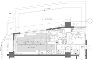 ズーム大塚 801 間取り図