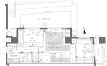 ズーム大塚 712 間取り図