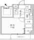 オルタナ池袋イースト 203 間取り図