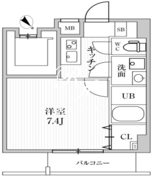 オルタナ池袋イースト 903 間取り図