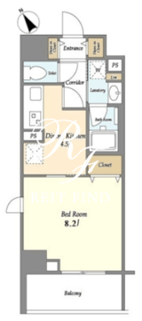 リアン西五反田 501 間取り図
