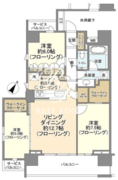 クレヴィア新宿若松町 509 間取り図