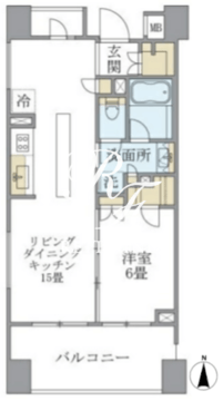 アパートメンツ三田 901 間取り図