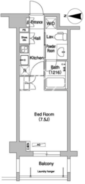 コンフォリア下北沢 304 間取り図