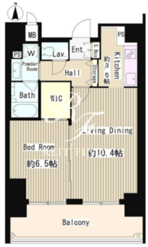 ウェリナ浅草 601 間取り図