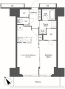 東京ポートシティ竹芝レジデンスタワー 1203 間取り図