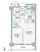 グランジュエ本所 404 間取り図