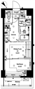 アークマーク水天宮前2 401 間取り図