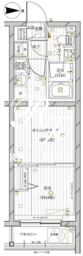 レガリス目黒西小山 403 間取り図