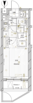 レガリス目黒西小山 104 間取り図