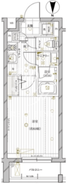 レガリス目黒西小山 207 間取り図