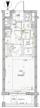 レガリス目黒西小山 208 間取り図