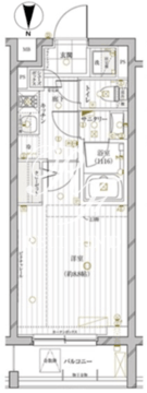 レガリス目黒西小山 309 間取り図