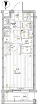 レガリス目黒西小山 209 間取り図