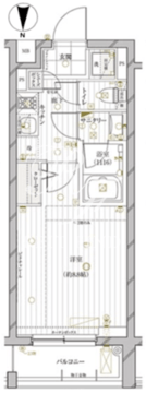 レガリス目黒西小山 210 間取り図