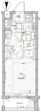 レガリス目黒西小山 311 間取り図